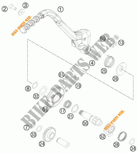 KICK pour KTM 300 XC de 2016