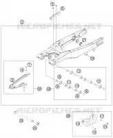 BRAS OSCILLANT  pour KTM 300 XC de 2014
