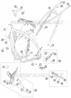 CADRE pour KTM 300 XC de 2014