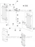 CIRCUIT DE REFROIDISSEMENT pour KTM 300 XC de 2014