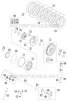 EMBRAYAGE pour KTM 300 XC de 2014
