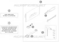 TROUSSE A OUTILS / MANUELS / OPTIONS pour KTM 150 XC de 2010
