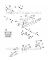 BRAS OSCILLANT  pour KTM 250 XCF-W de 2006