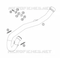 ECHAPPEMENT pour KTM 250 XCF-W de 2006