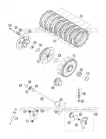 EMBRAYAGE pour KTM 250 XCF-W de 2006