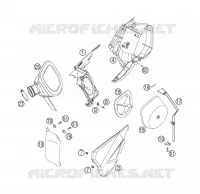 FILTRE A AIR pour KTM 250 XCF-W de 2006