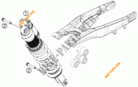 AMORTISSEUR pour KTM 250 XC-F de 2014