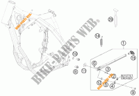 BEQUILLE LATERALE / CENTRALE pour KTM 250 XC-F de 2014