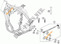 BEQUILLE LATERALE / CENTRALE pour KTM 450 XC-W de 2015