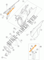 FILTRE A AIR pour KTM 450 XC-W de 2015