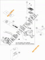 MAITRE CYLINDRE DE FREIN AVANT pour KTM 450 XC-W de 2015