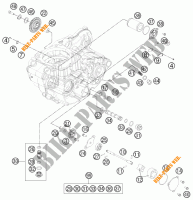 POMPE A HUILE pour KTM 450 XC-W de 2015