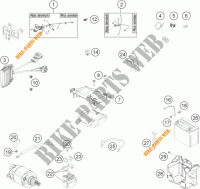 FAISCEAU ELECTRIQUE pour KTM 350 XCF-W de 2014