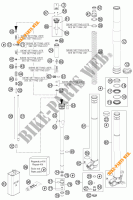 FOURCHE (PIECES) pour KTM 350 XC-F de 2013
