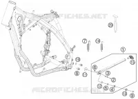 BEQUILLE LATERALE / CENTRALE pour KTM 250 XC de 2014