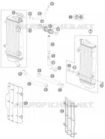 CIRCUIT DE REFROIDISSEMENT pour KTM 250 XC de 2014