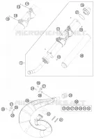 ECHAPPEMENT pour KTM 250 XC de 2014
