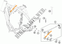 BEQUILLE LATERALE / CENTRALE pour KTM 250 XC de 2012