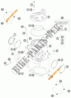 CYLINDRE / CULASSE pour KTM 250 XC de 2009