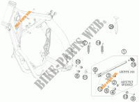 BEQUILLE LATERALE / CENTRALE pour KTM 250 XC-W de 2011