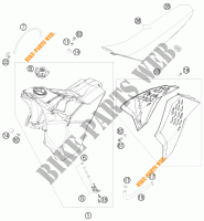 RESERVOIR / SELLE pour KTM 250 XC-W de 2011