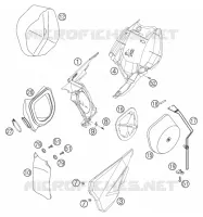 FILTRE A AIR pour KTM 250 XC-W de 2006
