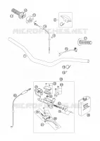 GUIDON / COMMANDES pour KTM 250 XC-W de 2006