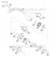 KICK pour KTM 250 XC-W de 2006