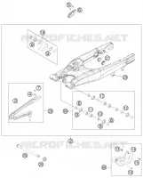 BRAS OSCILLANT  pour KTM 200 XC-W de 2012
