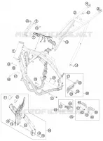 CADRE pour KTM 200 XC-W de 2012