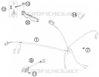 FAISCEAU ELECTRIQUE pour KTM 200 XC-W de 2012