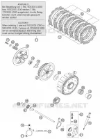EMBRAYAGE pour KTM 200 XC-W de 2006
