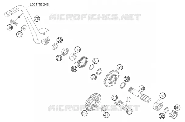 KICK KTM MOTO 200 2006 XC-W  200 XC-W