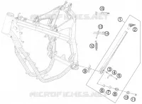 BEQUILLE LATERALE / CENTRALE pour KTM FREERIDE 350 de 2016