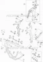CADRE pour KTM FREERIDE 350 de 2016