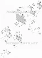 CIRCUIT DE REFROIDISSEMENT pour KTM FREERIDE 350 de 2016