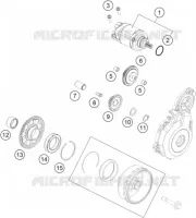 DEMARREUR ELECTRIQUE pour KTM FREERIDE 350 de 2016