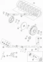 EMBRAYAGE pour KTM FREERIDE 350 de 2016