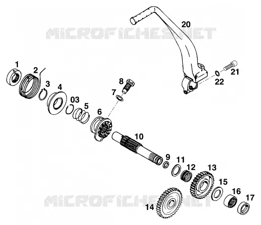 KICK KTM MOTO 640 2000 ENDURO  640 LC4