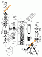 AMORTISSEUR (PIECES) pour KTM 625 SXC de 2004