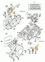 CARTER MOTEUR pour KTM 620 SUPER-COMP WP/ 19KW de 1995