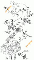 POMPE A HUILE pour KTM 620 SUPER-COMP WP/ 19KW de 1995