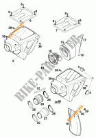 ROUE AVANT pour KTM 620 SUPER-COMP WP/ 19KW de 1995