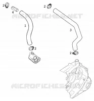 VENTILATION MOTEUR pour KTM 620 SUP-COMP 20KW de 1999