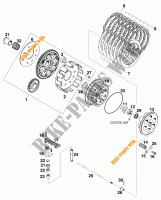 EMBRAYAGE pour KTM 620 SC de 2000