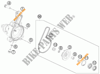 POMPE A EAU pour KTM RC 390 WHITE ABS de 2017