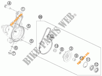 POMPE A EAU pour KTM RC 390 WHITE ABS de 2016