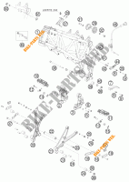 CADRE pour KTM 690 RALLY FACTORY REPLICA de 2010