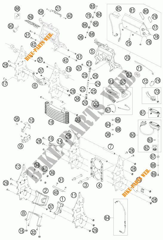CONTACTEUR A CLE pour KTM 690 RALLY FACTORY REPLICA de 2010