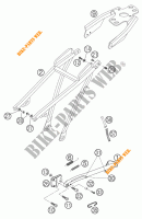BOUCLE ARRIERE pour KTM 660 RALLY FACTORY REPLICA de 2004